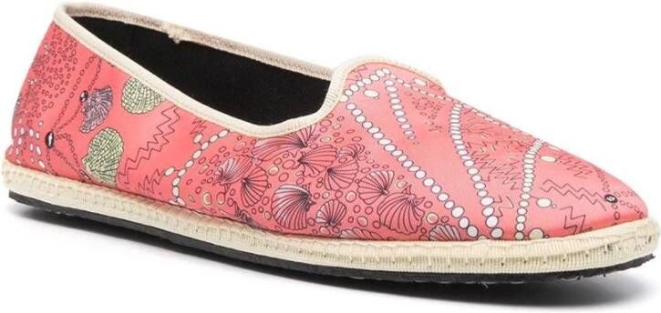 EMILIO PUCCI Friulian Conchiglie Ballerinas Roze Dames