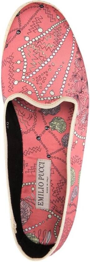 EMILIO PUCCI Friulian Conchiglie Ballerinas Roze Dames