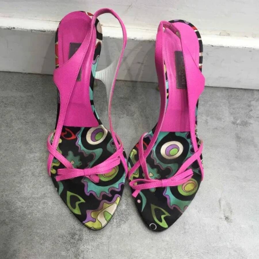 Emilio Pucci Pre-owned Leather sandals Multicolor Dames