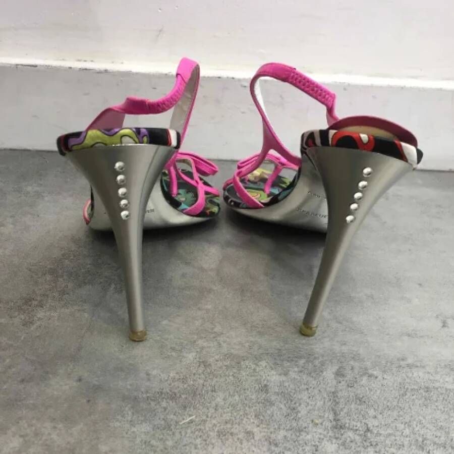 Emilio Pucci Pre-owned Leather sandals Multicolor Dames