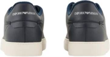 Emporio Armani Basis Sneakers Blue Heren