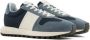 Emporio Armani Blauwe Sneakers Mesh Detail Logo Patch Blue Heren - Thumbnail 4