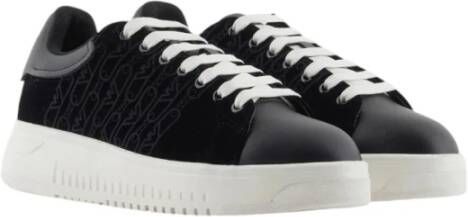 Emporio Armani Casual Sneaker Schoenen voor Mannen Black Dames