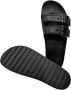 Emporio Armani Dubbele Gesp Logo Sliders Black Heren - Thumbnail 8