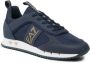 Emporio Armani EA7 Blauwe Sneakers met Ademende Stof Blue Heren - Thumbnail 6