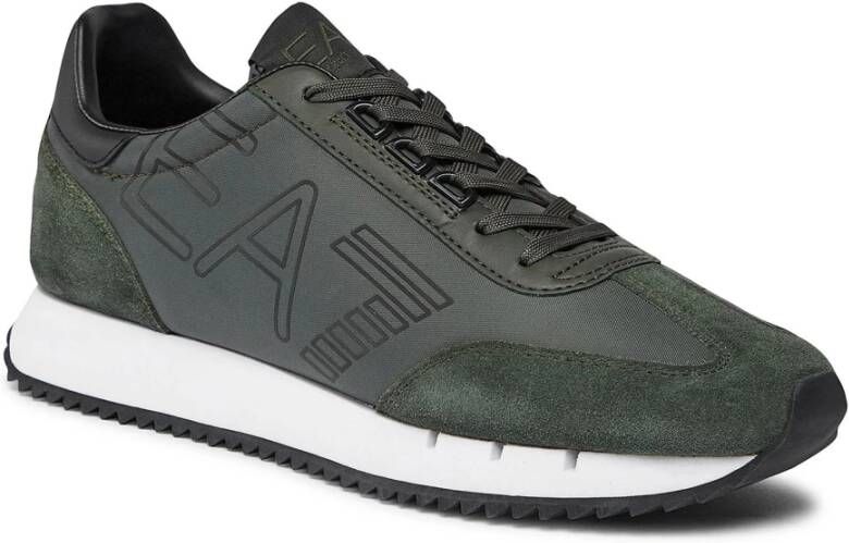 Emporio Armani EA7 Casual Sneakers voor Mannen en Vrouwen Black Heren