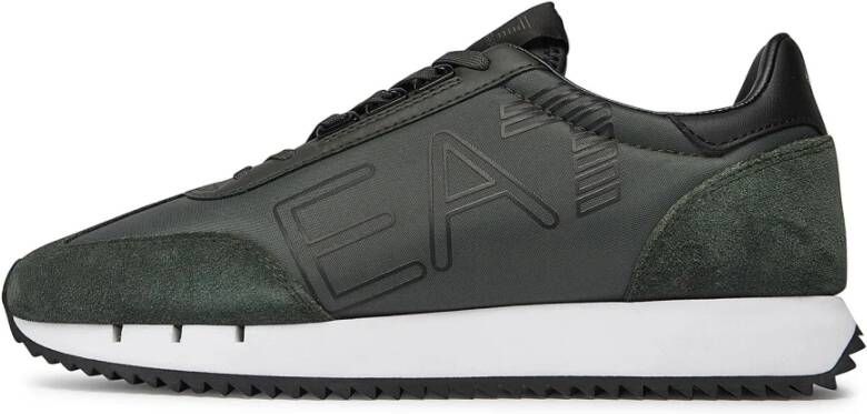 Emporio Armani EA7 Casual Sneakers voor Mannen en Vrouwen Black Heren