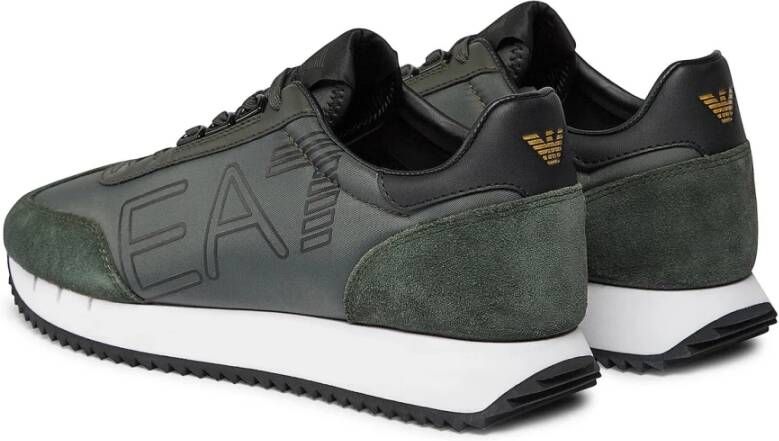 Emporio Armani EA7 Casual Sneakers voor Mannen en Vrouwen Black Heren