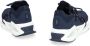 Emporio Armani EA7 Chunky Sole Gebreide Lage Sneakers Blue Heren - Thumbnail 3