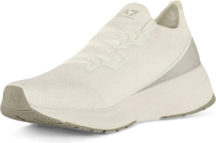 Emporio Armani EA7 Crusher Istance Stoffen Sneakers White Heren