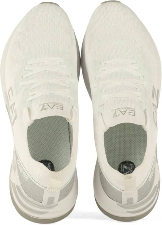 Emporio Armani EA7 Crusher Istance Stoffen Sneakers White Heren