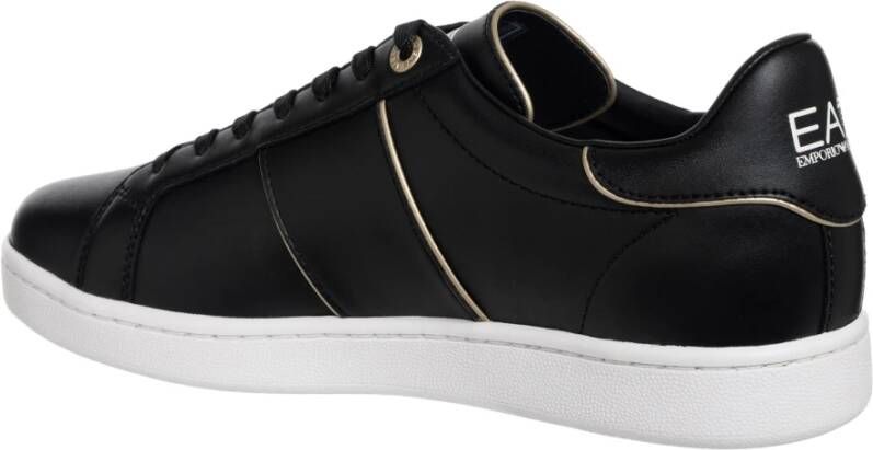 Emporio Armani EA7 Eenvoudige Veterschoenen Black Heren