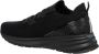 Emporio Armani EA7 Eenvoudige Vetersluiting Crusher Sneakers Black Heren - Thumbnail 4