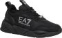 Emporio Armani EA7 Eenvoudige Vetersneakers Black Heren - Thumbnail 3