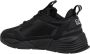 Emporio Armani EA7 Eenvoudige Vetersneakers Black Heren - Thumbnail 4