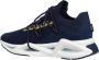 Emporio Armani EA7 Eenvoudige Vetersneakers Blue Heren - Thumbnail 12