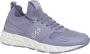 Emporio Armani EA7 Eenvoudige Vetersneakers Purple Dames - Thumbnail 3