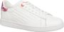 Emporio Armani EA7 Eenvoudige Vetersneakers White Dames - Thumbnail 3