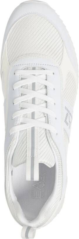 Emporio Armani EA7 Effen Veterschoenen White Heren