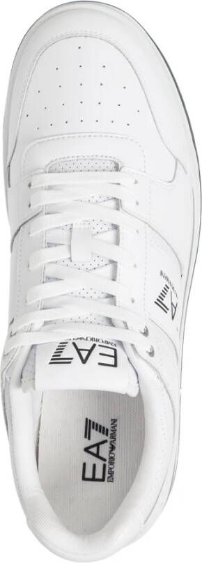 Emporio Armani EA7 Effen Veterschoenen White Heren