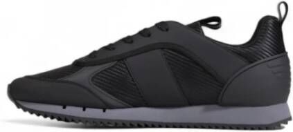 Emporio Armani EA7 Heren Schoenen Herfst Winter Collectie Nylon Black Heren