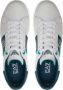 Emporio Armani EA7 Klassieke Leren Sneakers Wit White Heren - Thumbnail 4