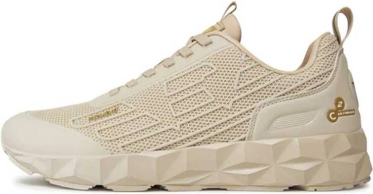 Emporio Armani EA7 Lage Sneakers Beige Heren