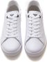 Emporio Armani EA7 Leren Sneakers met Logo Details White Dames - Thumbnail 5