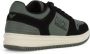 Emporio Armani EA7 Leren Sneakers met Logo Print Green Heren - Thumbnail 3