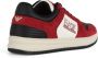 Emporio Armani EA7 Leren Sneakers met Logo Print Red Heren - Thumbnail 3