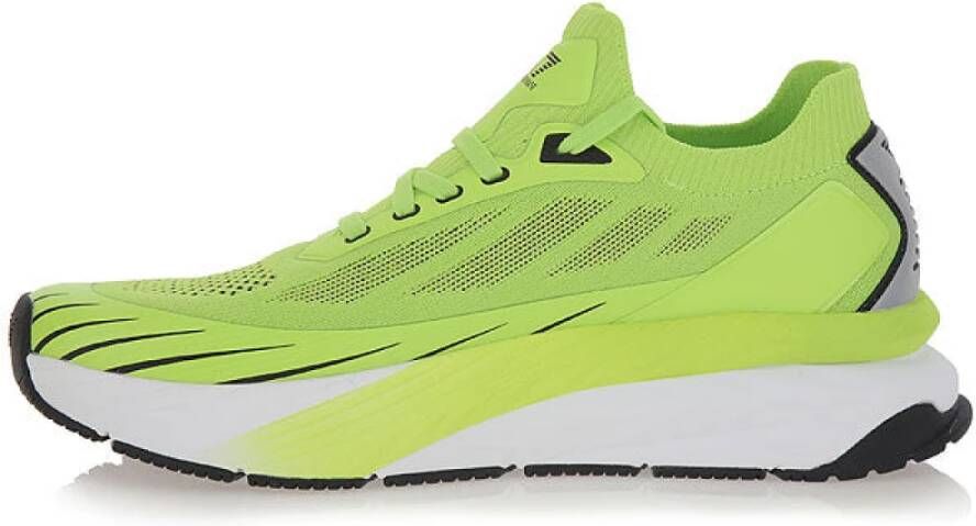 Emporio Armani EA7 Lime Sneakers Ss24 Ronde Neus Vetersluiting Green Heren