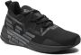 Emporio Armani EA7 Zwarte sportieve sneakers met rubberen zool Black Heren - Thumbnail 11