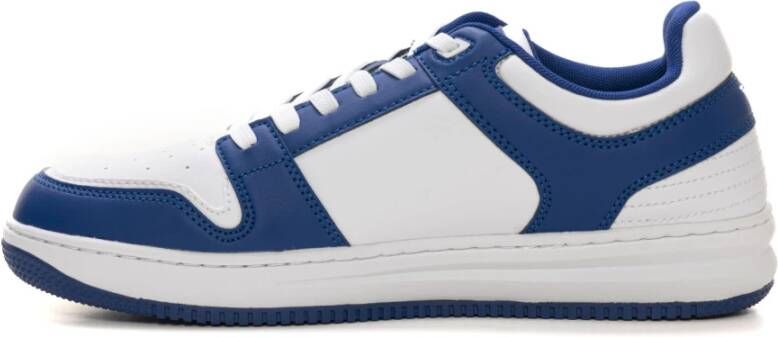 Emporio Armani EA7 Logo Sneakers met Contrastdetails Blue Heren