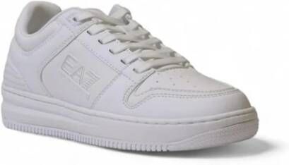 Emporio Armani EA7 Witte Sneakers Stijlvol Comfortabele Schoenen White Heren