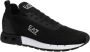 Emporio Armani EA7 Zwarte Gebreide Sneakers Logo Print Black Heren - Thumbnail 3