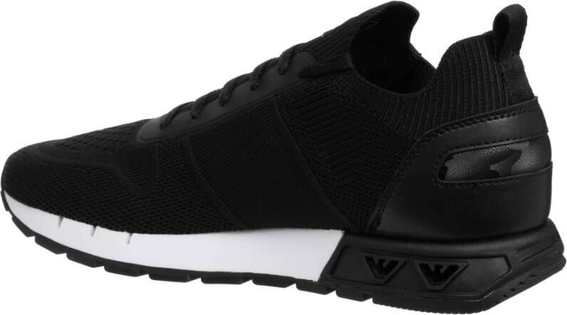 Emporio Armani EA7 Monochrome Veterschoenen Black Heren