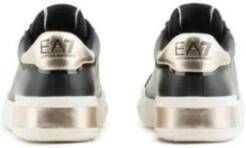 Emporio Armani EA7 Polyester Sneaker met 3cm Hak Black Dames