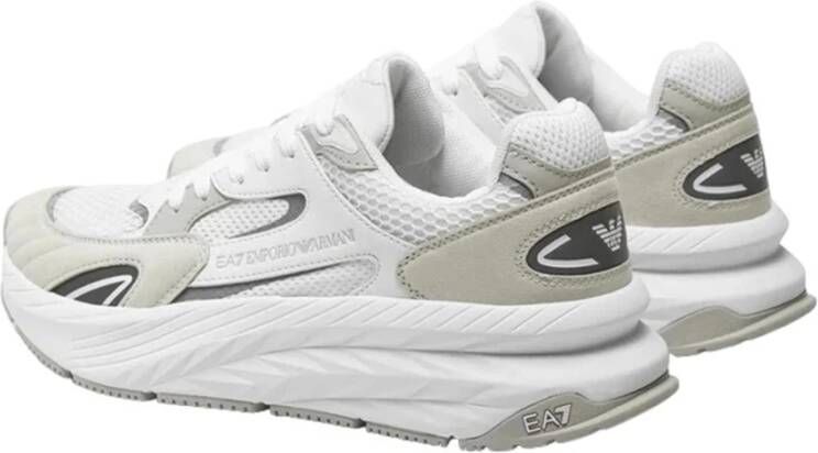 Emporio Armani EA7 Retro Style Sneakers White Heren