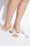 Emporio Armani EA7 Gedessineerde PVC Slippers voor Mannen White Heren - Thumbnail 8