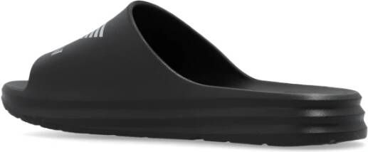 Emporio Armani EA7 Rubberen teenslippers Black Heren