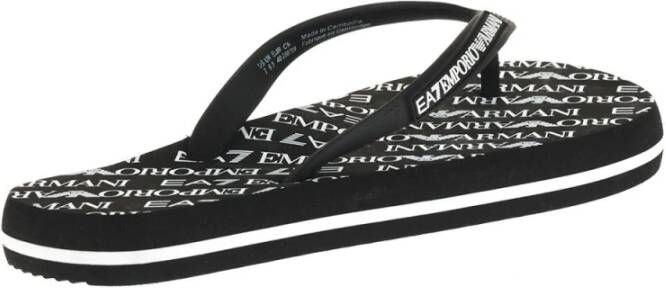 Emporio Armani EA7 Sandals Black Heren