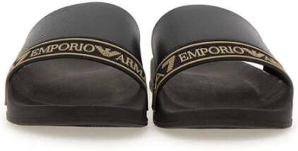 Emporio Armani EA7 Sliders Zwart Heren