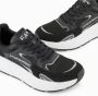 Emporio Armani Cusher Sonic Mix sneaker van suède met mesh details - Thumbnail 11