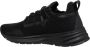 Emporio Armani EA7 Zwarte sportieve sneakers met rubberen zool Black Heren - Thumbnail 4