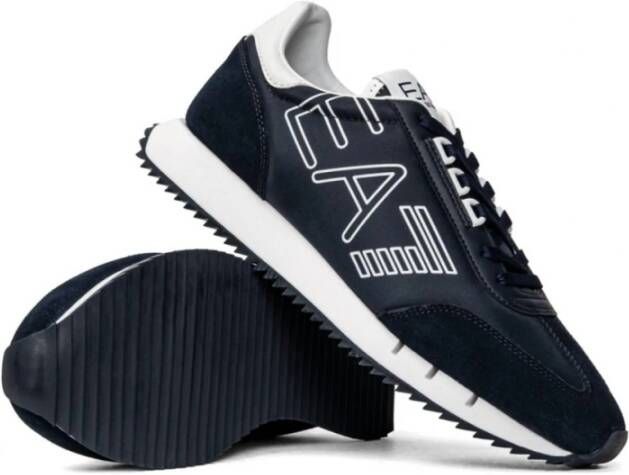 Emporio Armani EA7 Sneakers Blauw Heren