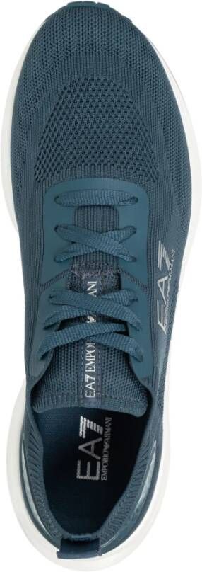 Emporio Armani EA7 Stijlvolle Comfort Sneakers Blue Heren