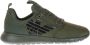 Emporio Armani EA7 Sneakers Groen Heren - Thumbnail 4