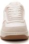 Emporio Armani EA7 Sneakers met veters en contrastdetails Beige Dames - Thumbnail 3