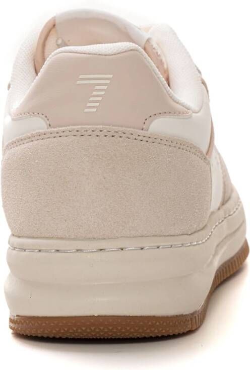 Emporio Armani EA7 Sneakers met veters en contrastdetails Beige Dames