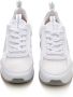 Emporio Armani EA7 Sneakers met veters en zijlogo White Heren - Thumbnail 4